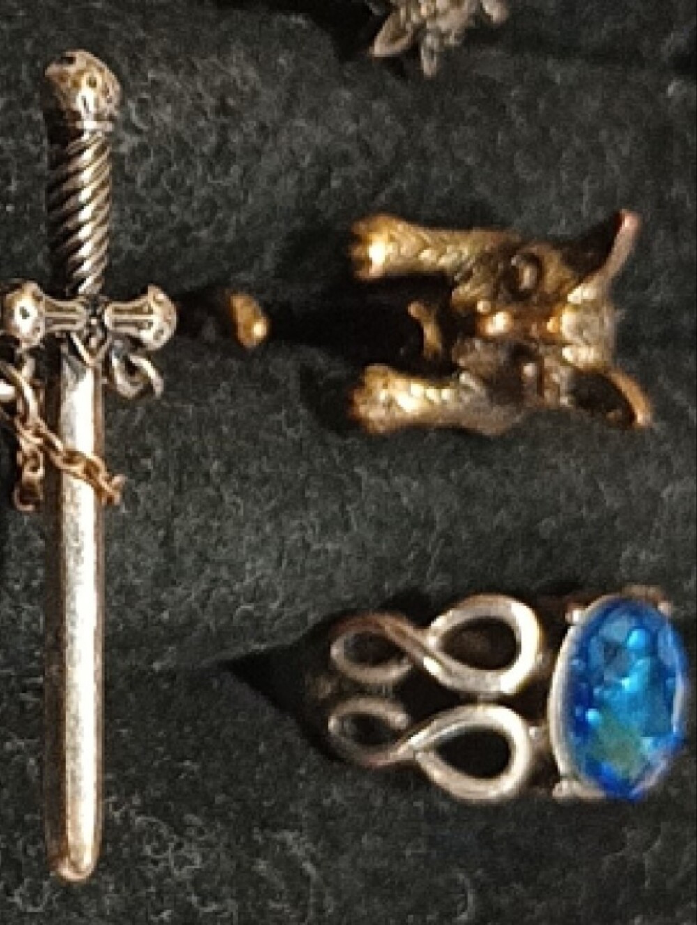 Vintage Ring Lot With Sterling Silver ((5) Rings Total) - Picture 8 of 12